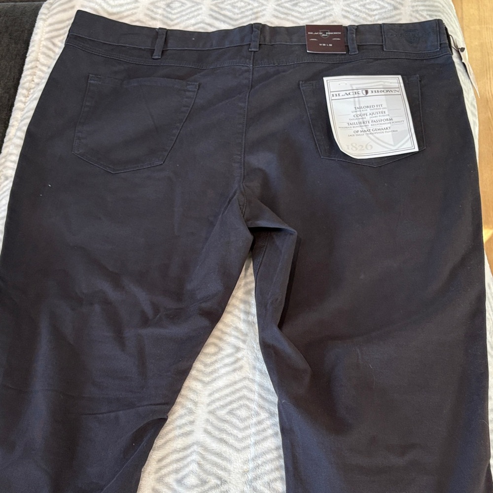Black Brown 1826 Dark Gray Trousers
